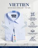  Áo sơ mi Việt Tiến tay dài (size 37-46) 