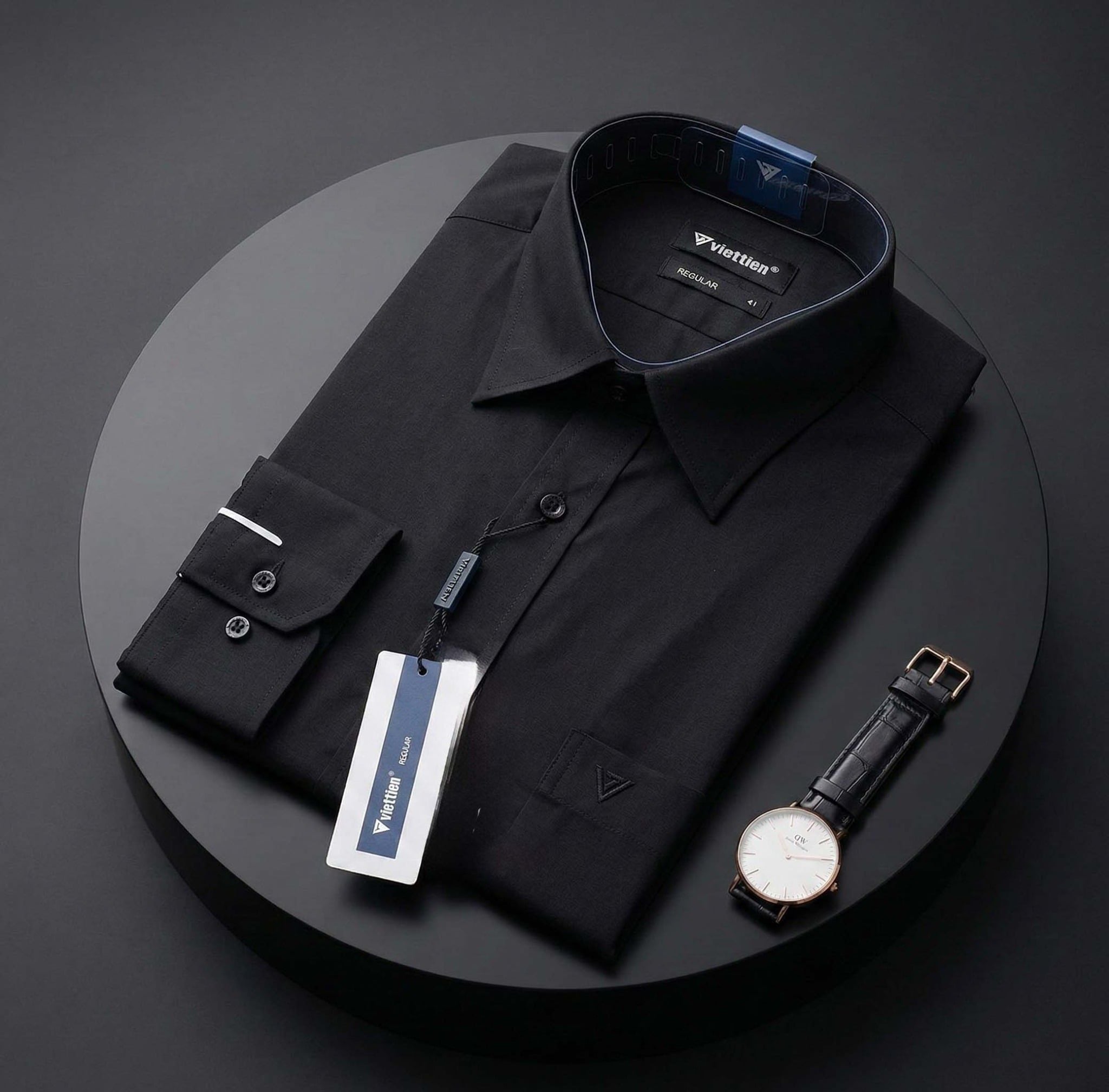  Áo sơ mi Việt Tiến tay dài (37-44) 