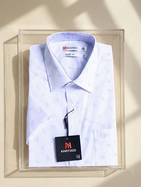  Áo sơ mi nam Khatoco tay ngắn(S-2XL) 