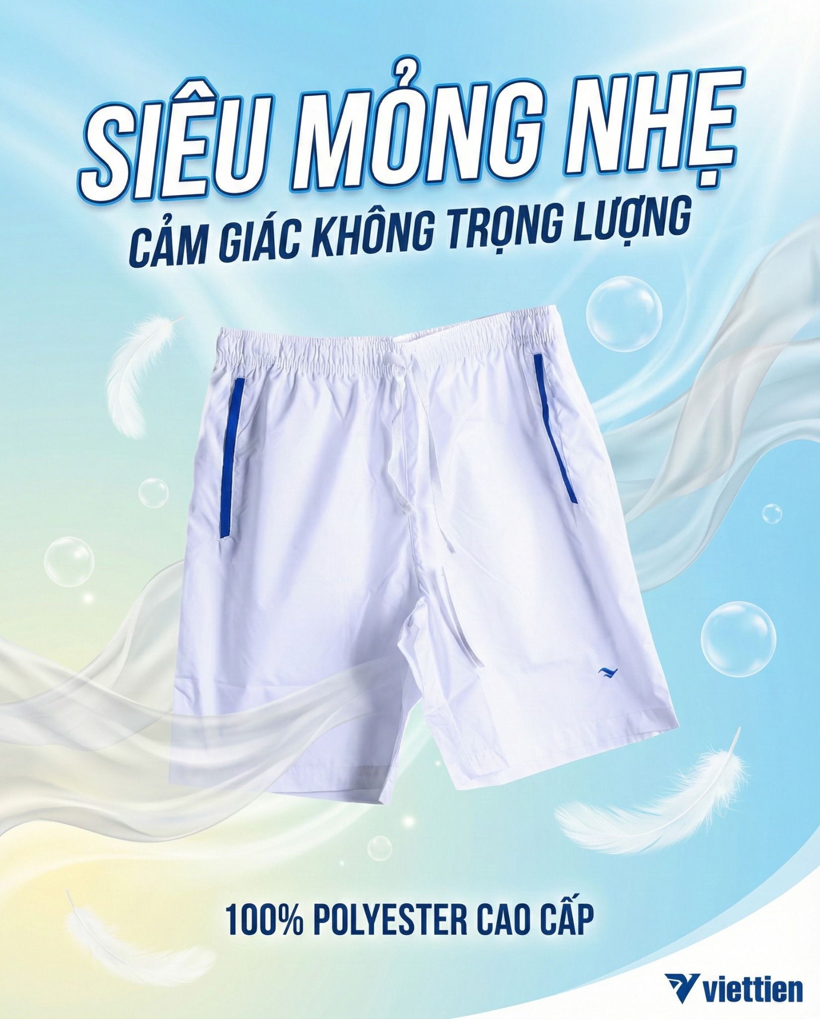  Quần đùi Việt Tiến sale off ( giá tem 250k) 