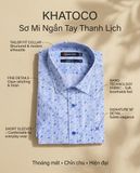  Áo sơ mi tay ngắn Khatoco Sale 430K ( GIÁ TEM 538K) (S-2XL) 