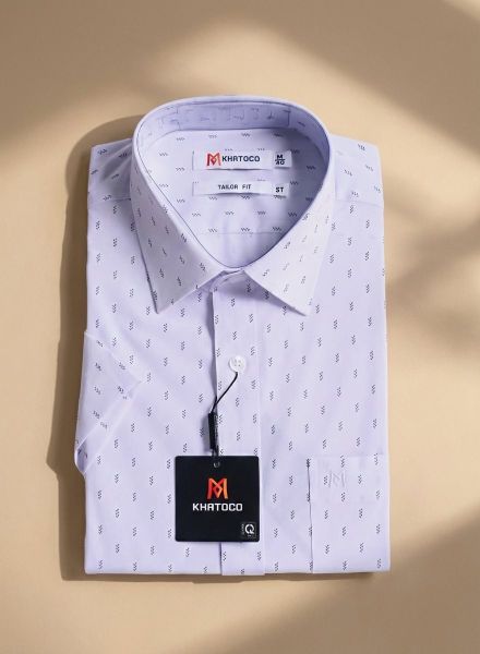  Áo sơ mi tay ngắn Khatoco (M-3XL) 