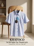  Áo sơ mi tay ngắn Khatoco Sale 430K ( GIÁ TEM 538K) (S-2XL) 