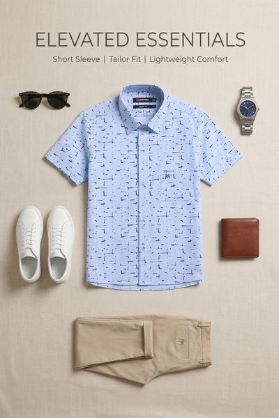  Áo sơ mi tay ngắn Khatoco Sale 430k ( giá tem 538k) (size S) 