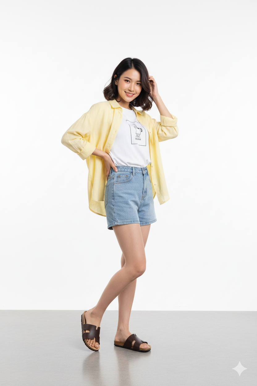  Dép quai ngang Ups Lihsing nữ (35-39) 