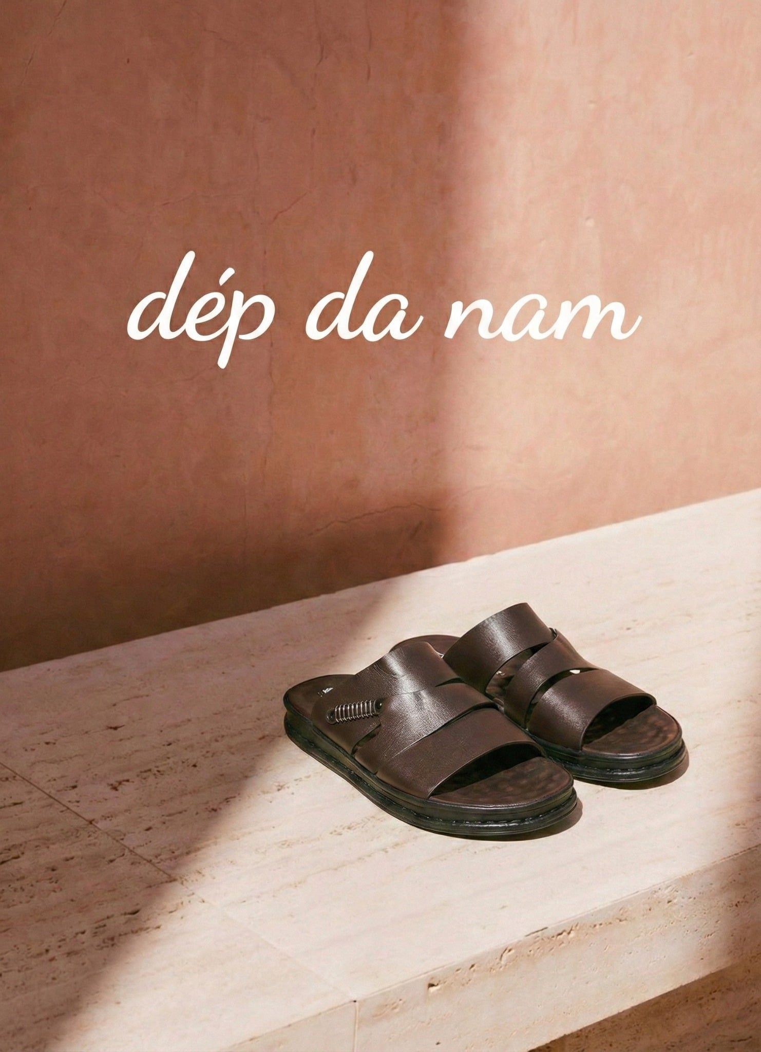  Dép quai ngang da nam (39-43) 