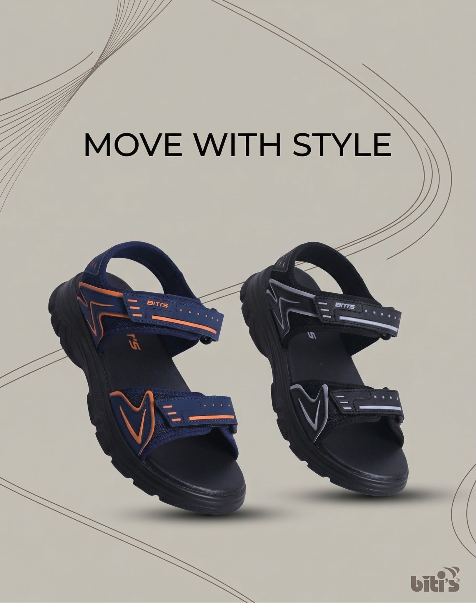  Sandal Biti's nam (36-41) 