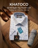  Áo sơ mi tay ngắn Khatoco Sale 430K ( GIÁ TEM 538K) (S-2XL) 