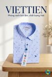  Áo sơ mi tay ngắn Việt Tiến 