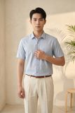  Áo sơ mi tay ngắn Khatoco Sale  374k ( giá tem 468k) size S 