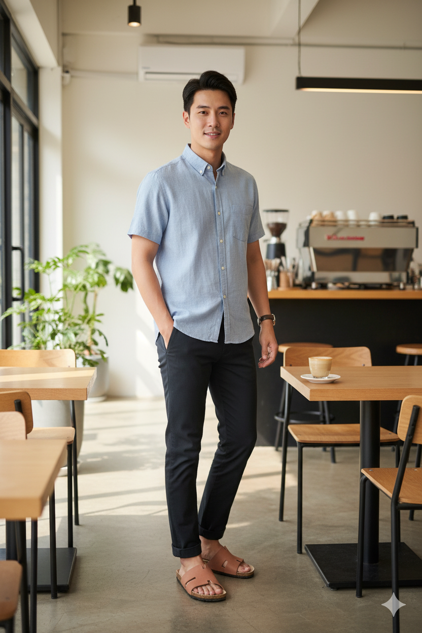  Dép quai ngang nam Up's (39-43) 