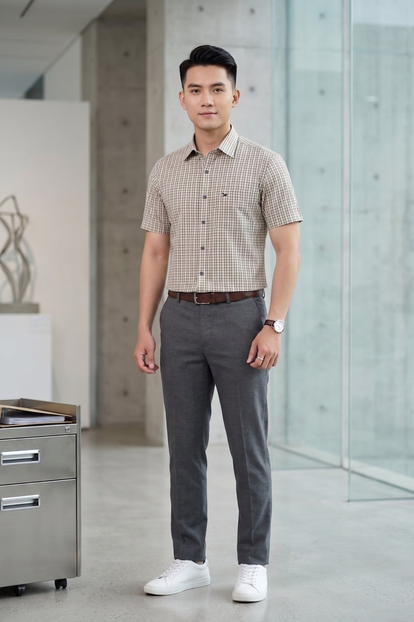  Áo Việt Tiến tay ngắn (M-XL) 