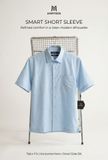  Áo sơ mi tay ngắn Khatoco sale 330k, giá tem 468k  (Size S,XL) 