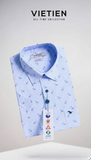  Áo sơ mi tay ngắn Việt Tiến 