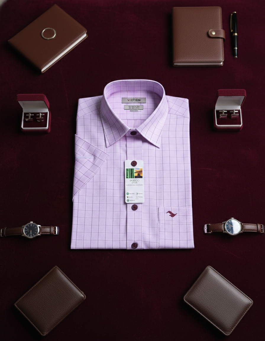  Áo sơ mi Việt Tiến tay ngắn (S-XL) 