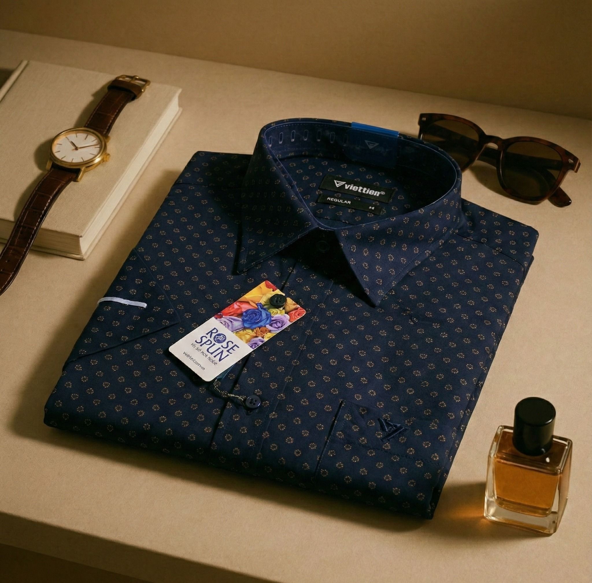  Áo sơ mi tay ngắn Việt Tiến (37-44) 