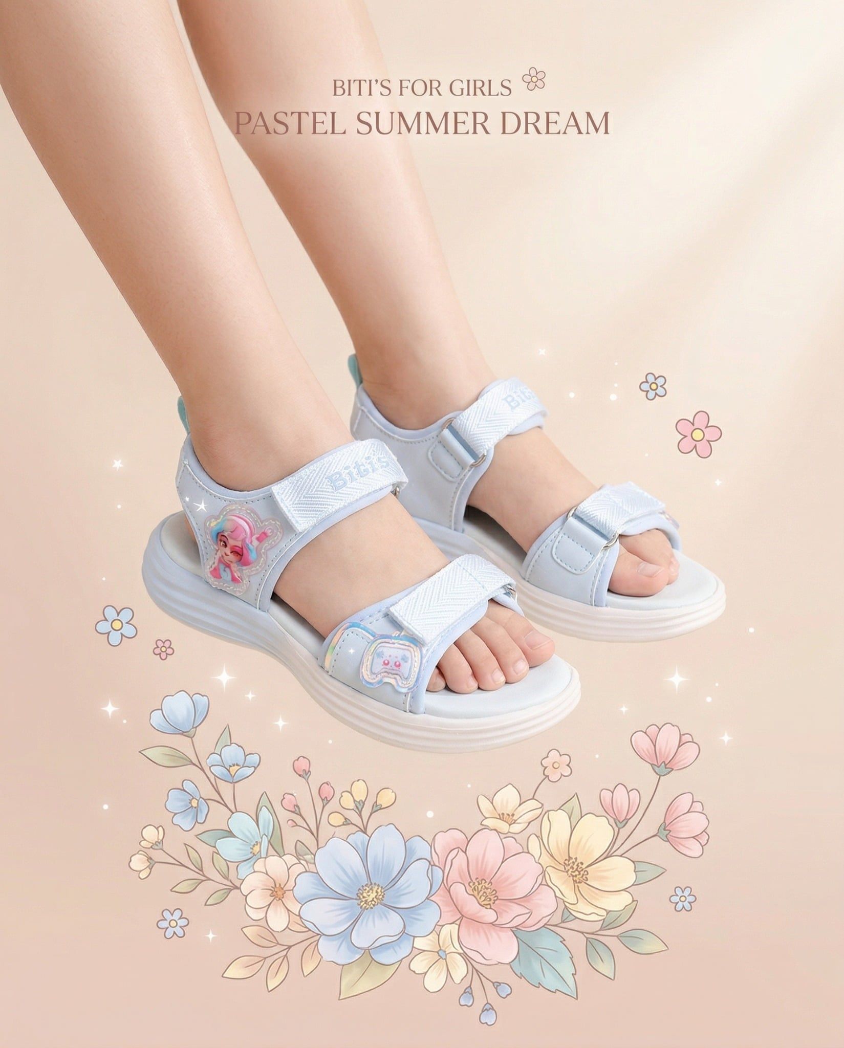  Sandal Biti's bé gái (28-37) 
