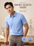  Áo sơ mi Khatoco tay ngắn (M-3XL) 