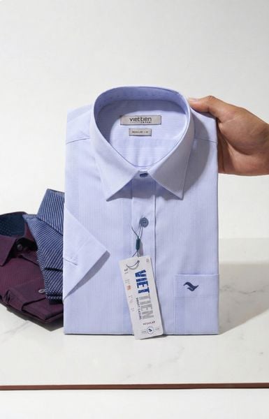  Áo sơ mi Việt Tiến tay ngắn (S-2XL) 