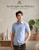  Áo sơ mi Khatoco tay ngắn (L,XL) 