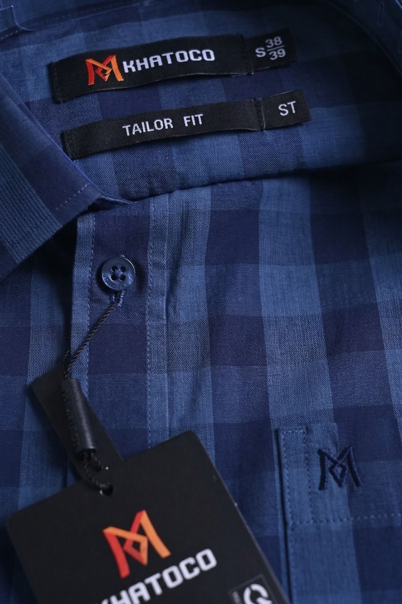  Áo sơ mi tay ngắn Khatoco Sale 350K ( giá tem 438k) 