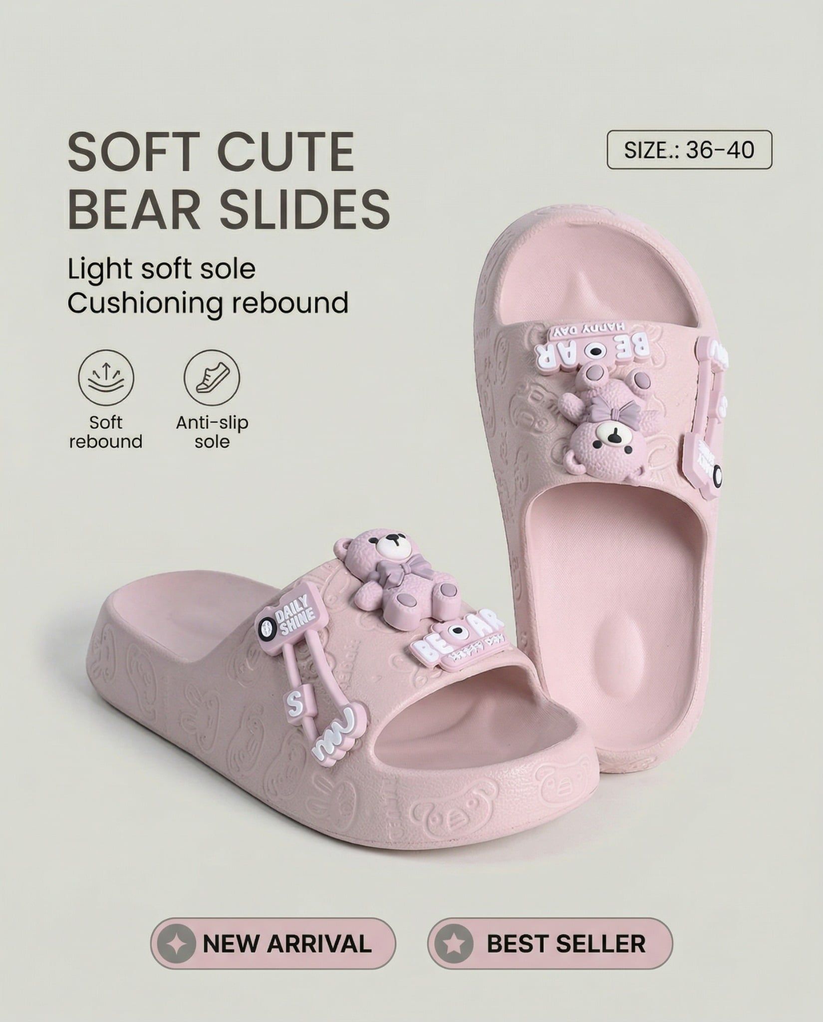  Dép nhựa quai ngang nữ (36-41) 