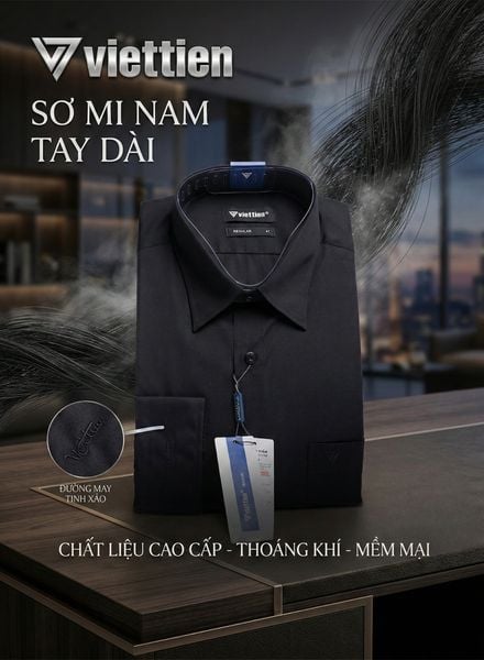  Áo sơ mi Việt Tiến tay dài (37-44) 