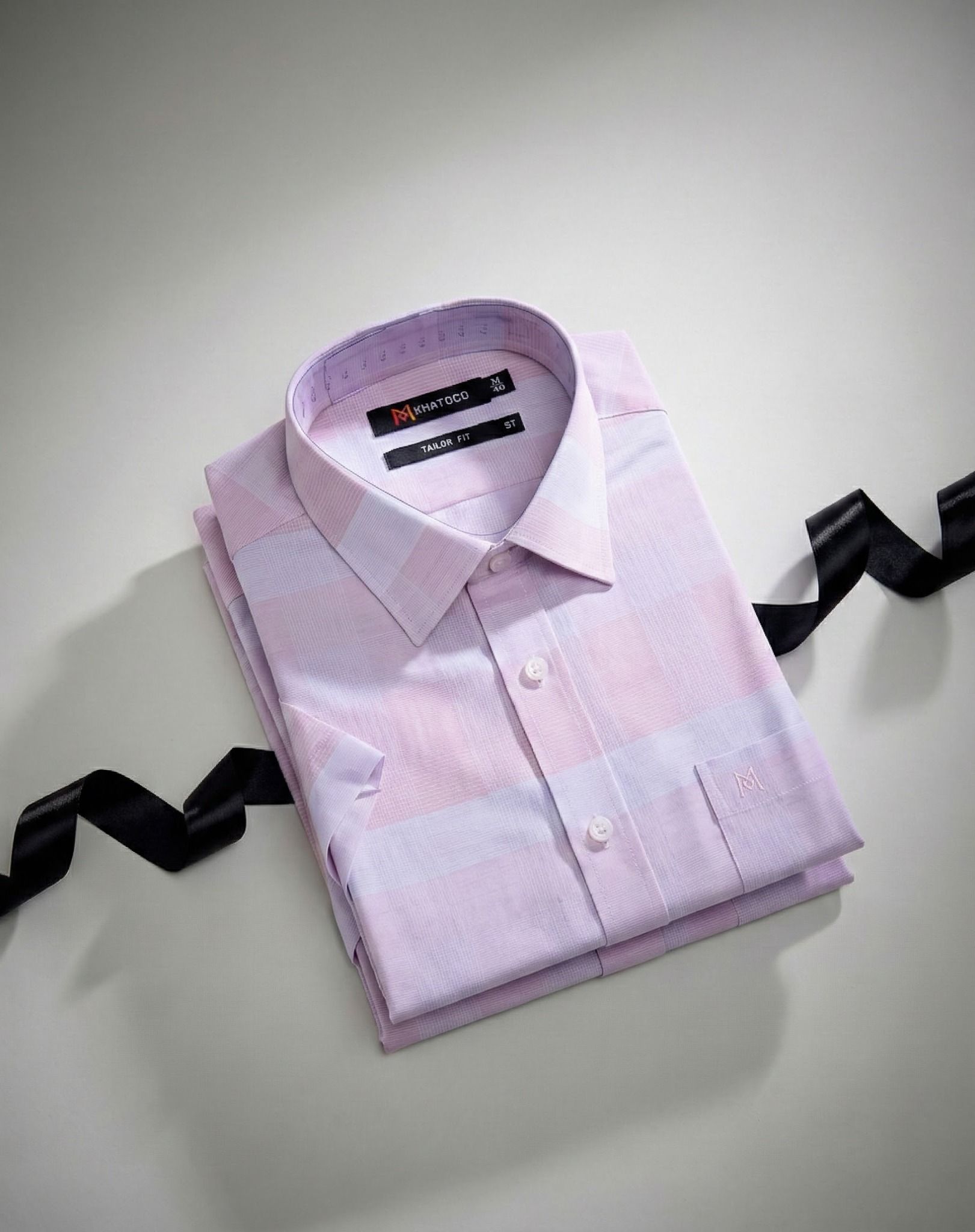  Áo sơ mi Khatoco tay ngắn (M-2XL) 