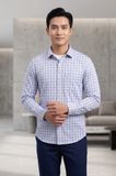  Áo sơ mi Khatoco tay dài (M-3XL) 