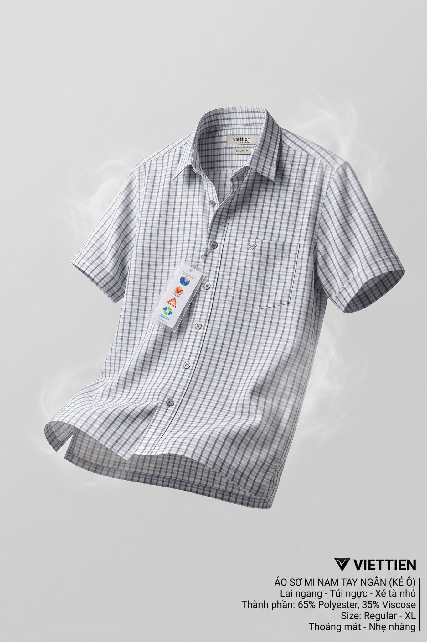  Áo Việt Tiến tay ngắn (M-2XL) 