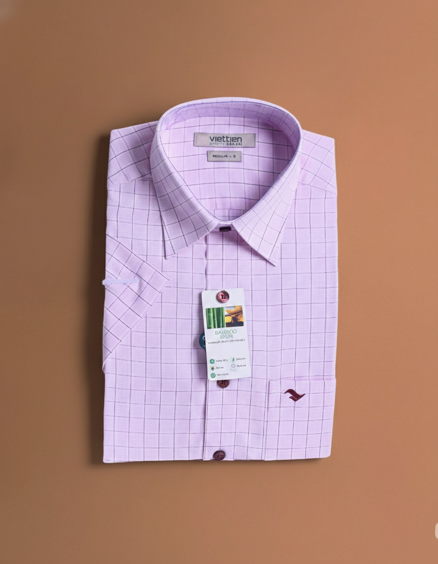  Áo sơ mi Việt Tiến tay ngắn (S-XL) 