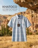  Áo sơ mi tay ngắn Khatoco Sale 350k ( giá tem 438k) (Size S) 