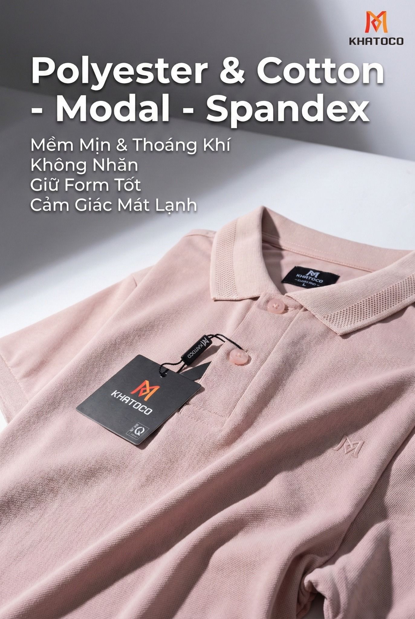  Áo thun tay ngắn Khatoco (L-3XL) 