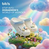  Sandal Biti's Doraemon Trẻ Em Màu Trắng BEB007222TRG (size 24-29) 