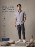  Áo sơ mi Khatoco tay ngắn (L,XL) 