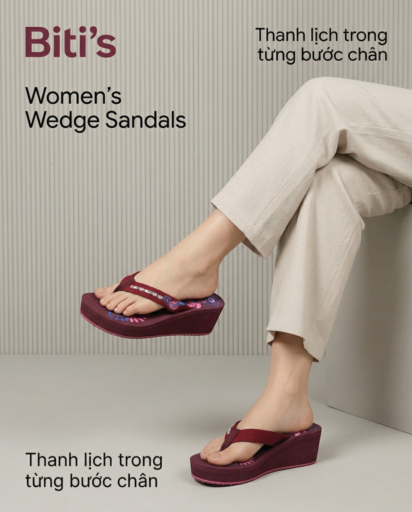  Dép quai kẹp Biti's nữ (35-40) 