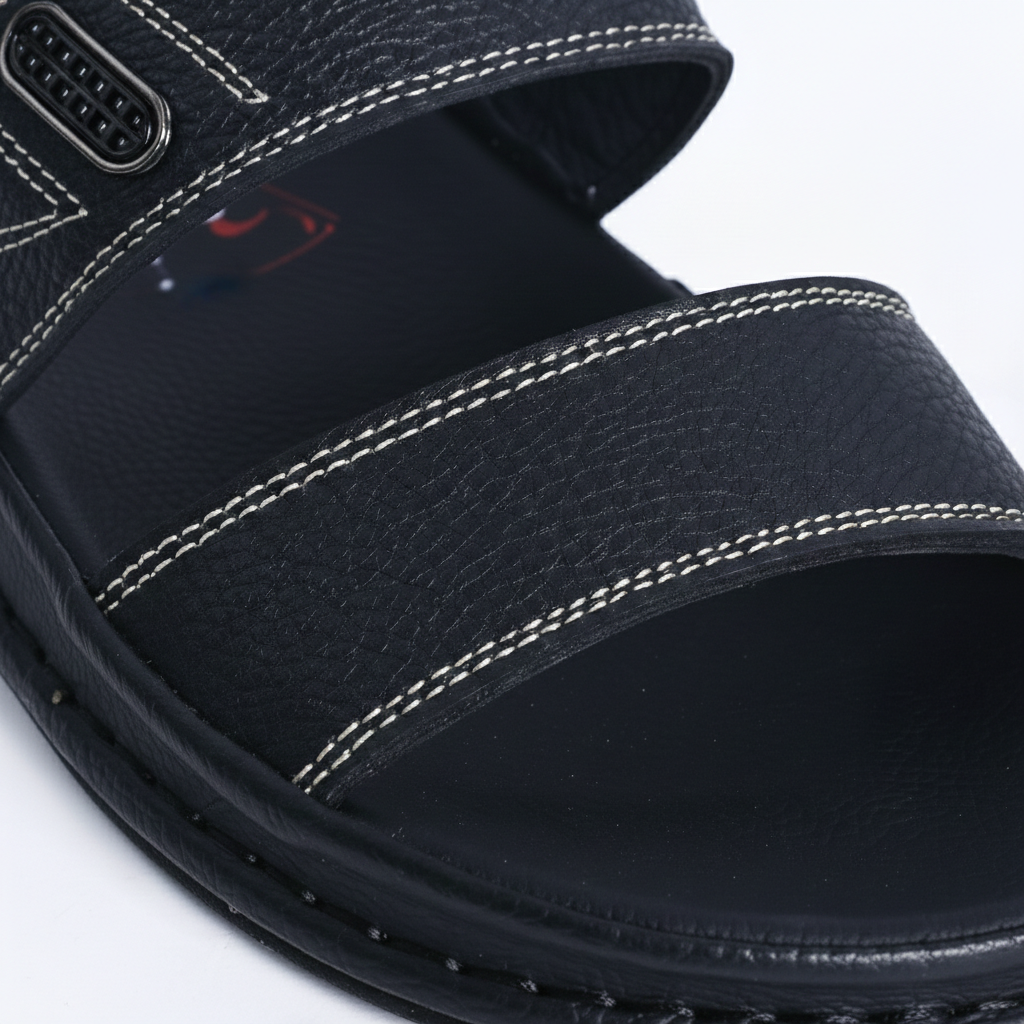  Dép da  quai ngang nam (39-43) 