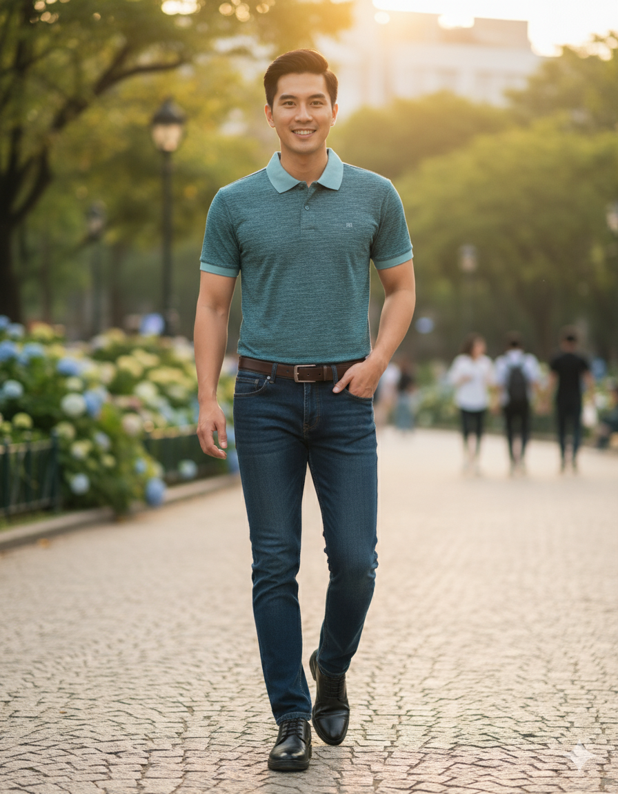  Áo thun nam KHATOCO 