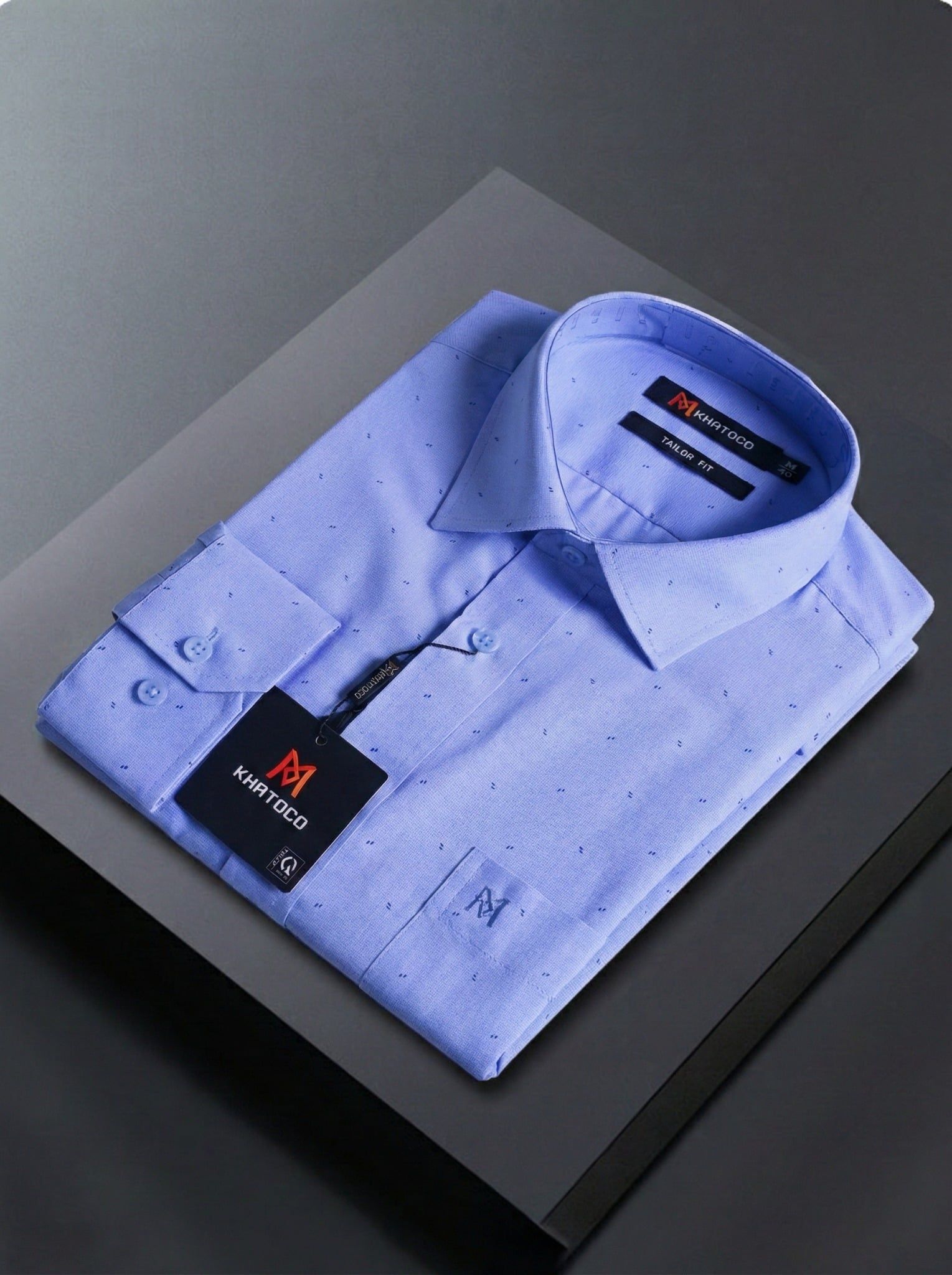  Áo sơ mi nam Khatoco tay dài(M-2XL) 