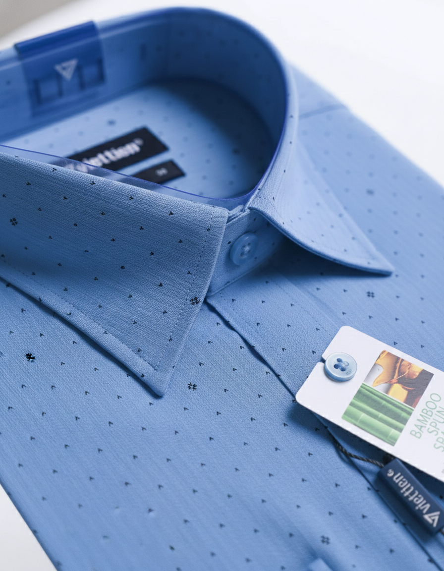  Áo sơ mi tay dài Việt Tiến 