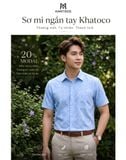  Áo sơ mi Khatoco tay ngắn (L,XL) 