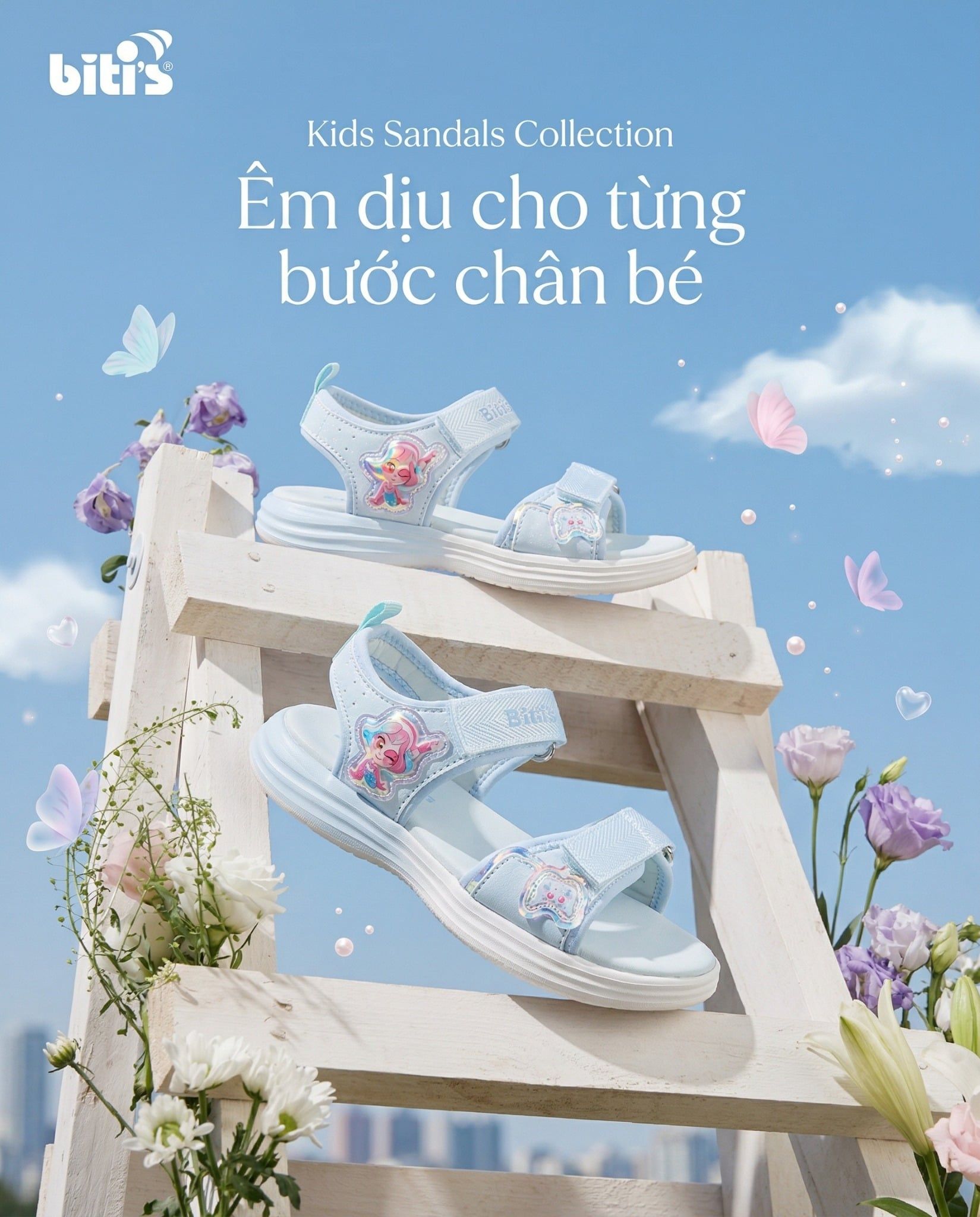 Sandal Biti's bé gái (28-37) 