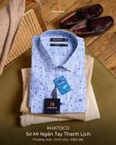  Áo sơ mi tay ngắn Khatoco Sale 430K ( GIÁ TEM 538K) (S-2XL) 