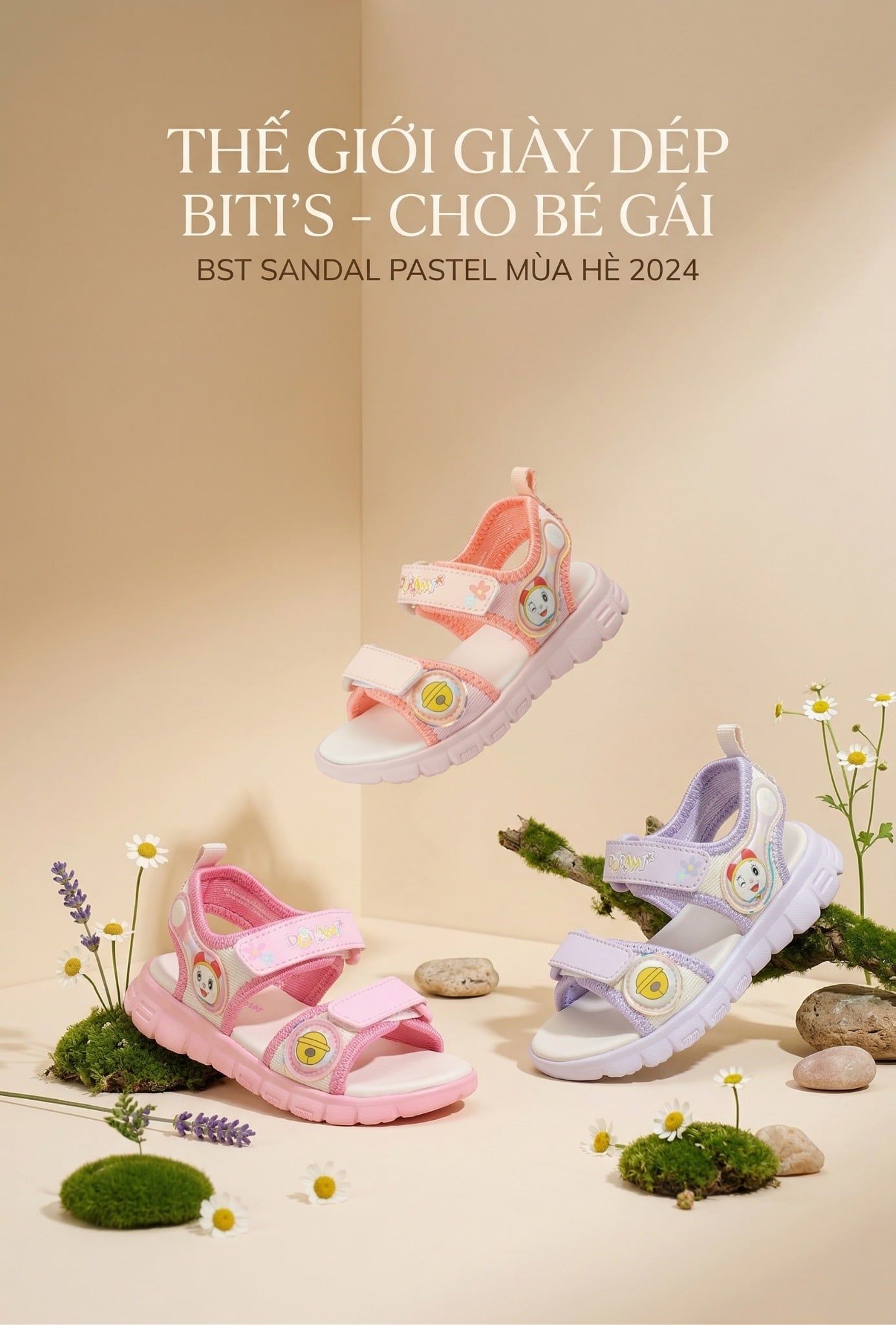  Sandal Biti's bé gái (24-29) 