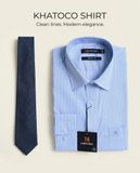  Áo sơ mi nam tay dài Khatoco (M-2XL) 