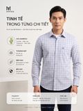  Áo sơ mi Khatoco tay dài (M-3XL) 