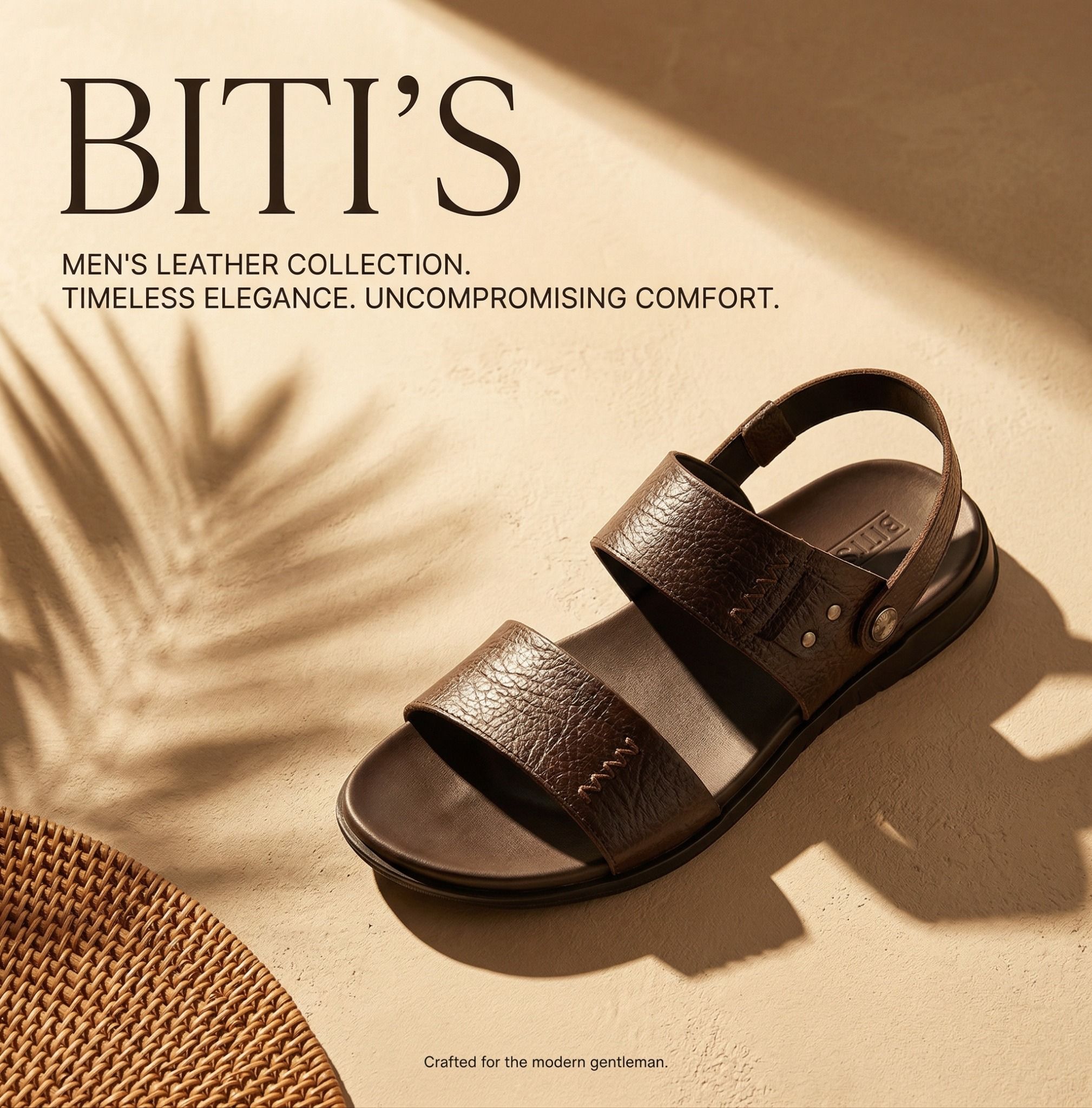  Sandal Biti's nam (size 39-44) nâu 