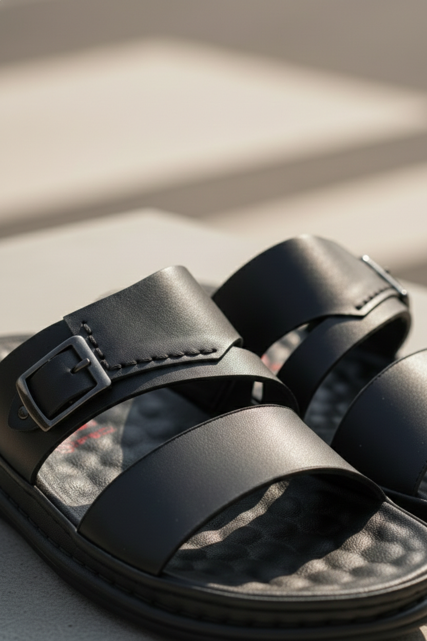  Dép QUAI NGANG  da nam (39-43) 