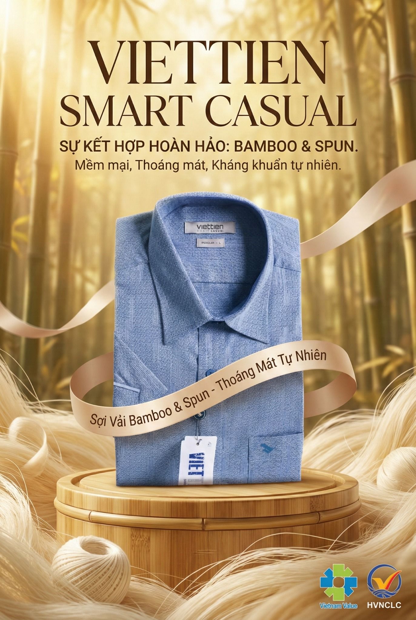  Áo sơ mi tay ngắn Việt Tiến (S-XL) 