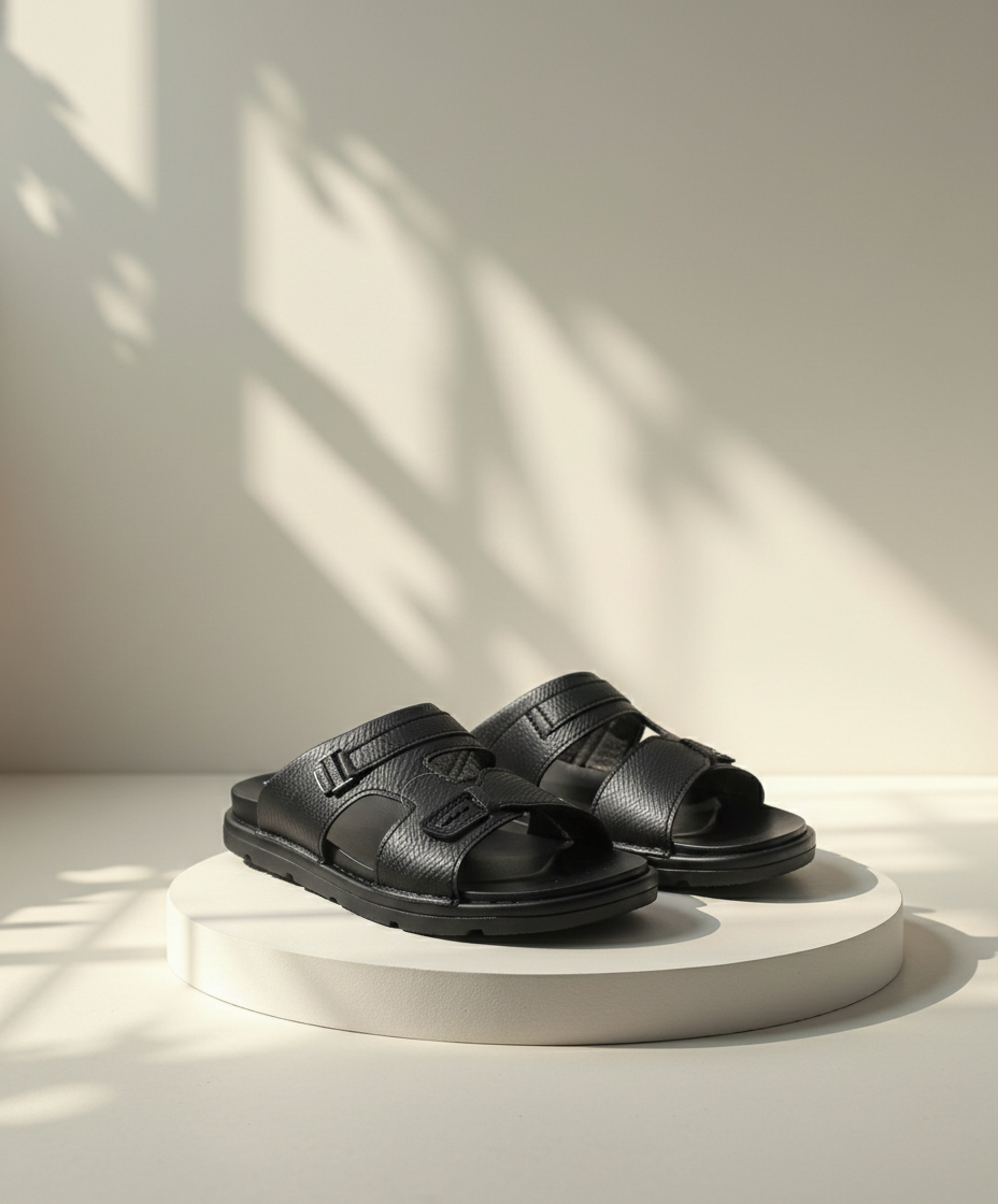  Dép da quai ngang nam (39-43) 